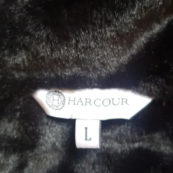 Harcour burgundy full zip equestrian casual faux fur lined woman hoodie jacket - Picture 8 of 8